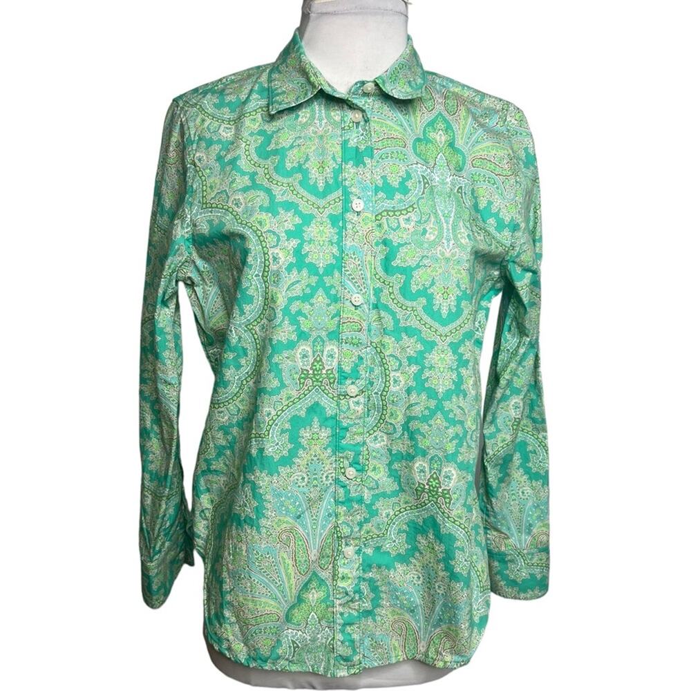J. Crew collection Slim-fit crisp cotton poplin shirt in Ratti pendant paisley 6